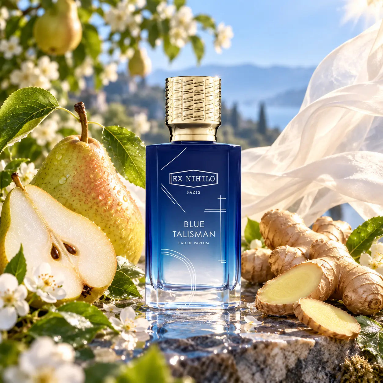 Blue Talisman fragrance scene