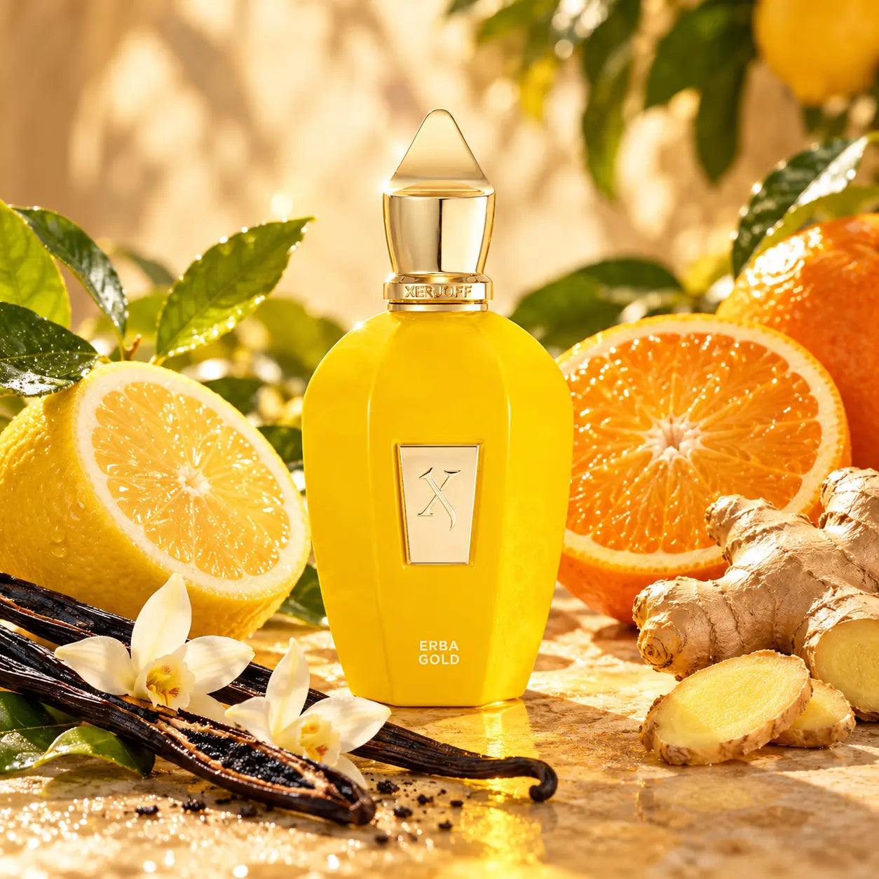 Erba Gold fragrance scene