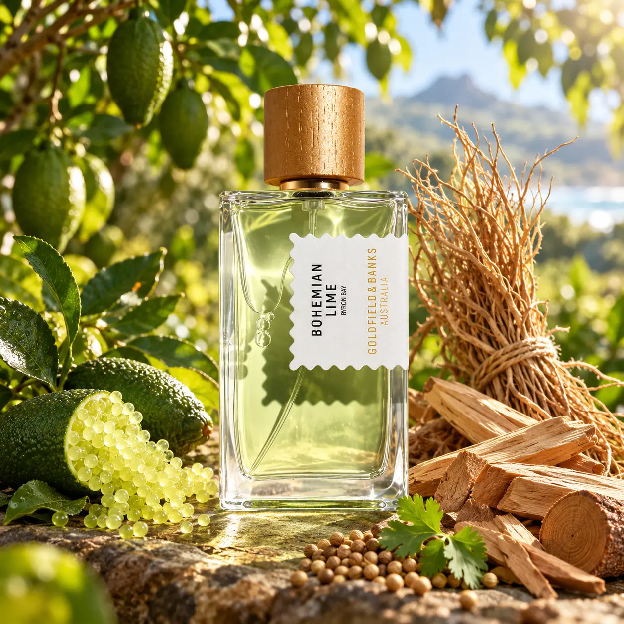 Bohemian Lime fragrance scene