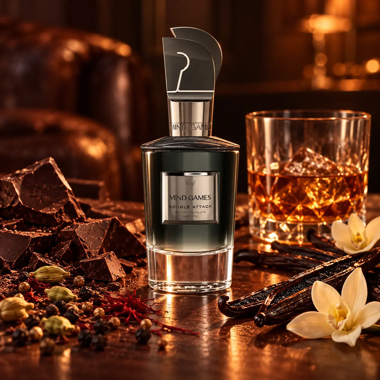 Double Attack fragrance scene