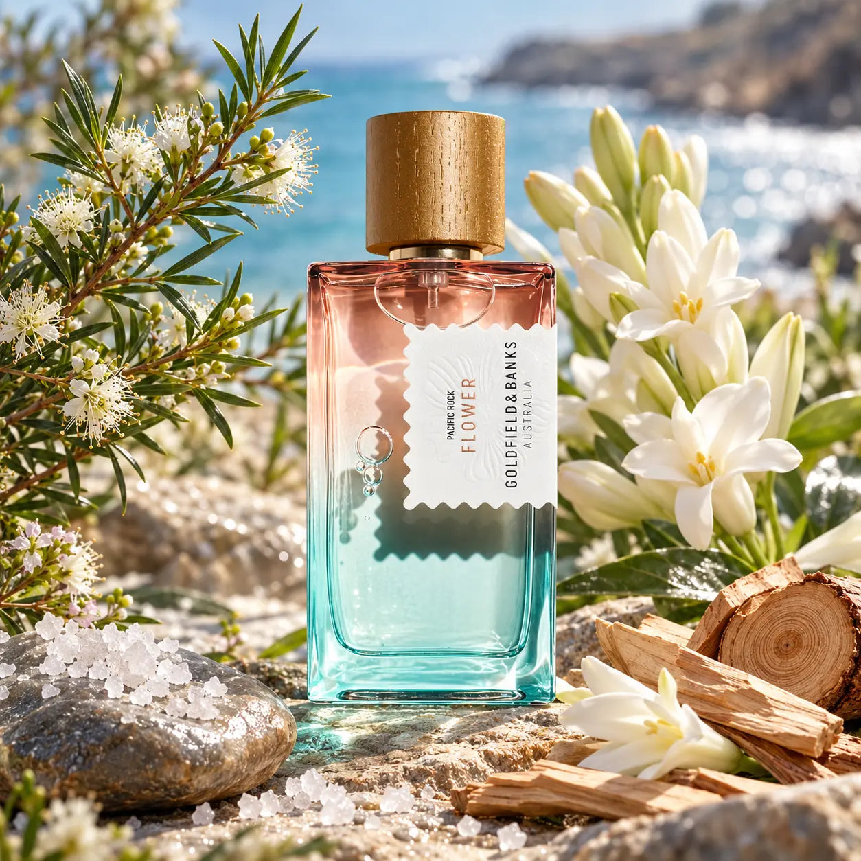 Pacific Rock Flower fragrance scene