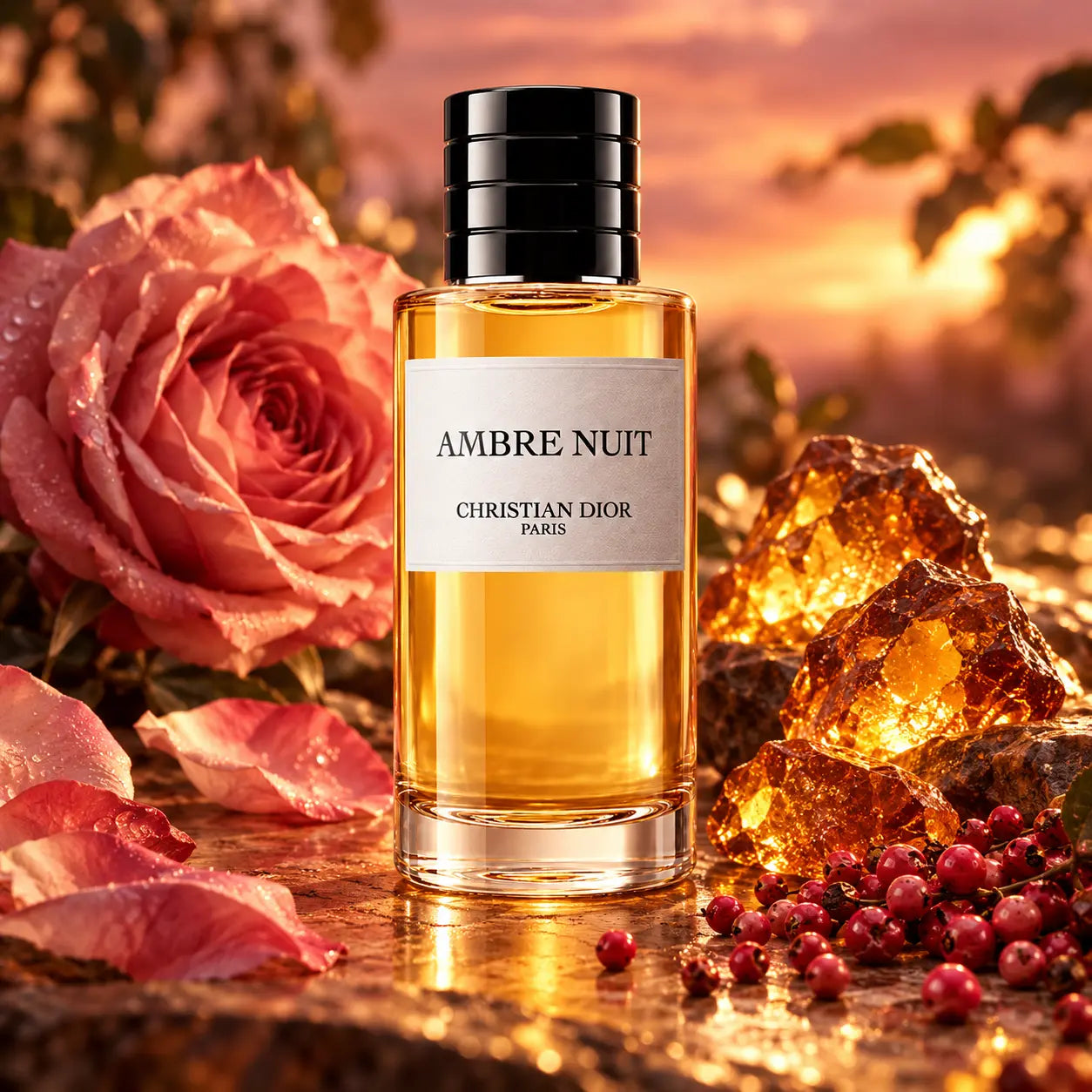Ambre Nuit fragrance scene