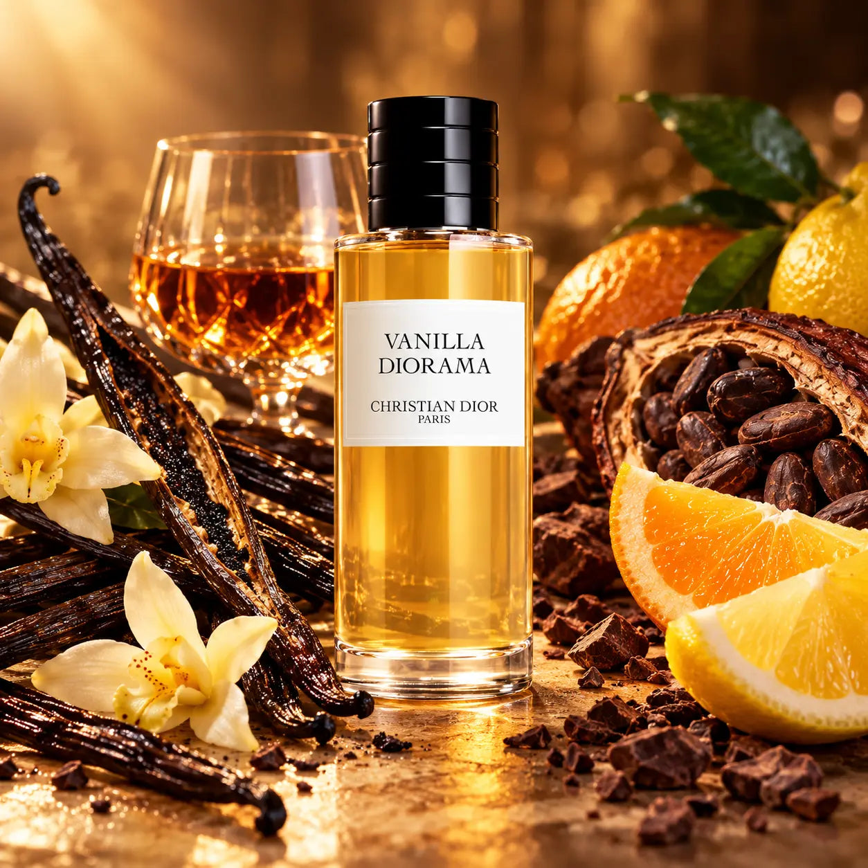 Vanilla Diorama fragrance scene