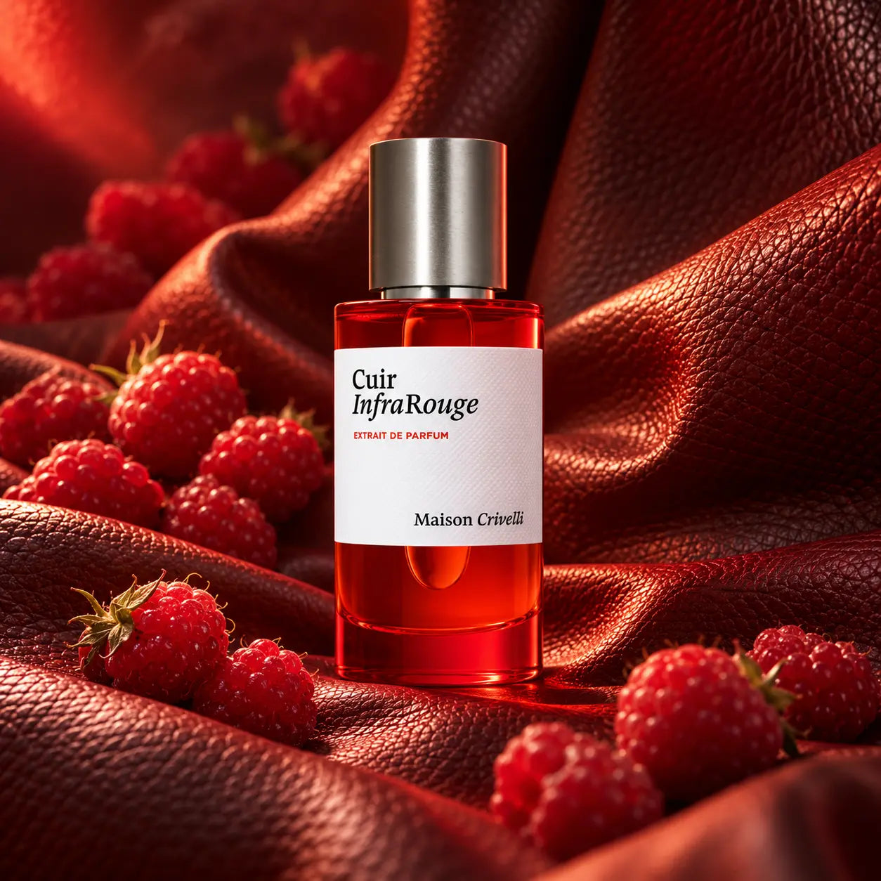 Cuir InfraRouge fragrance scene