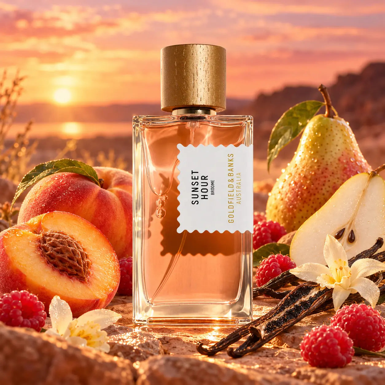 Sunset Hour fragrance scene
